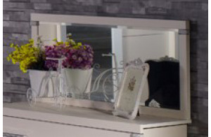 Настенное зеркало Мира MIRA-24 белое Настенное зеркало Мира MIRA-24 белое