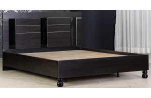 Двуспальная кровать Мира MIRA-26 венге Двуспальная кровать Мира MIRA-26 венге