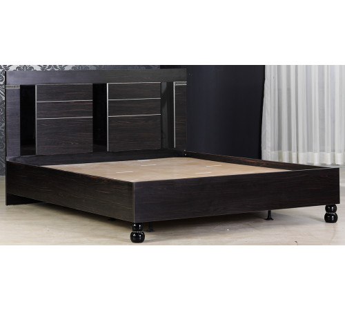 Двуспальная кровать Мира MIRA-26 венге Двуспальная кровать Мира MIRA-26 венге