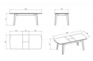Раскладной стол Валеско (Valesco) VALS-14 Раскладной стол Валеско (Valesco) VALS-14
