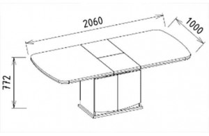 Cтол с тумбой Валеско (Valesco) VALS-14т Cтол с тумбой Валеско (Valesco) VALS-14т