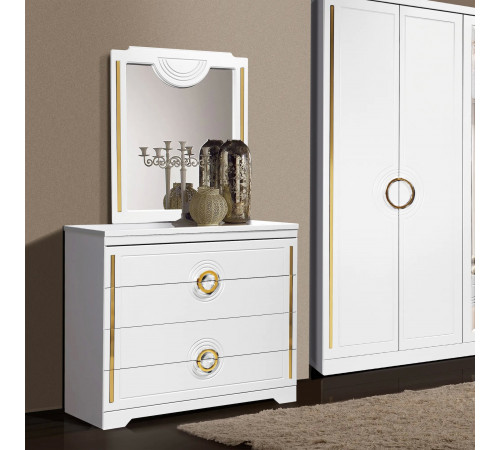 Спальный гарнитур Бодрум (белый,серый,капучино) Спальный гарнитур Бодрум (белый,серый,капучино)