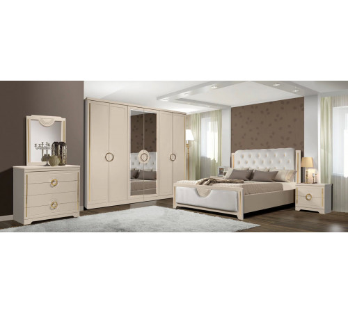 Спальный гарнитур Бодрум (белый,серый,капучино) Спальный гарнитур Бодрум (белый,серый,капучино)