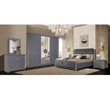 Спальный гарнитур Бодрум (белый,серый,капучино) Спальный гарнитур Бодрум (белый,серый,капучино)