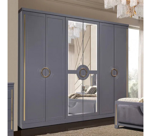 Спальный гарнитур Бодрум (белый,серый,капучино) Спальный гарнитур Бодрум (белый,серый,капучино)