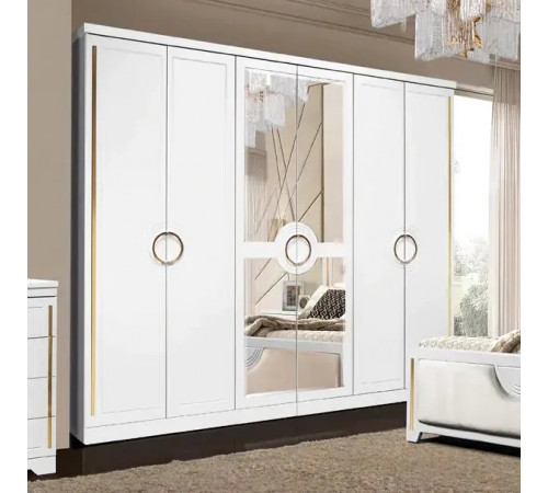 Спальный гарнитур Бодрум (белый,серый,капучино) Спальный гарнитур Бодрум (белый,серый,капучино)