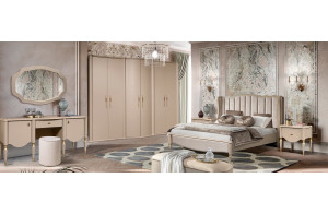 Спальня Моника (Капучино эмаль) Спальня Моника (Капучино эмаль)