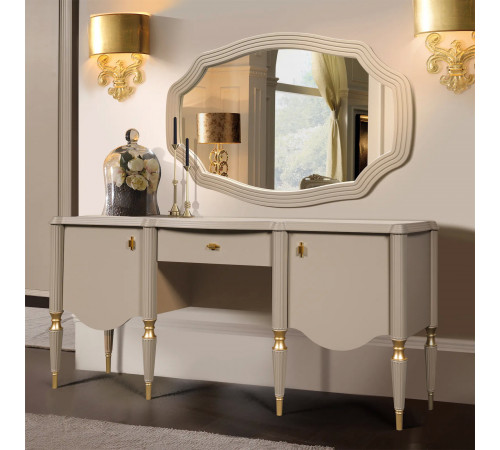 Туалетный столик  Моника (Капучино эмаль) Туалетный столик  Моника (Капучино эмаль)