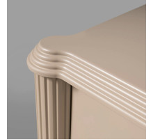 Туалетный столик Моника 1272 (Капучино эмаль) Туалетный столик Моника 1272 (Капучино эмаль)