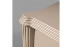 Четырехстворчатый шкаф для одежды Моника (Капучино эмаль) Четырехстворчатый шкаф для одежды Моника (Капучино эмаль)