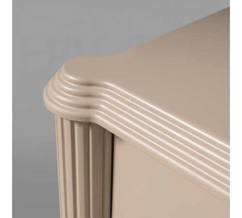 Туалетный столик Моника 1272 (Капучино эмаль) Туалетный столик Моника 1272 (Капучино эмаль)