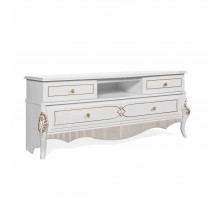 Тумба под тв гостиную Стелла (белый золото) Тумба под тв гостиную Стелла (белый золото)