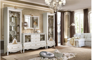 Гостиная Стелла (белый золото) Гостиная Стелла (белый золото)