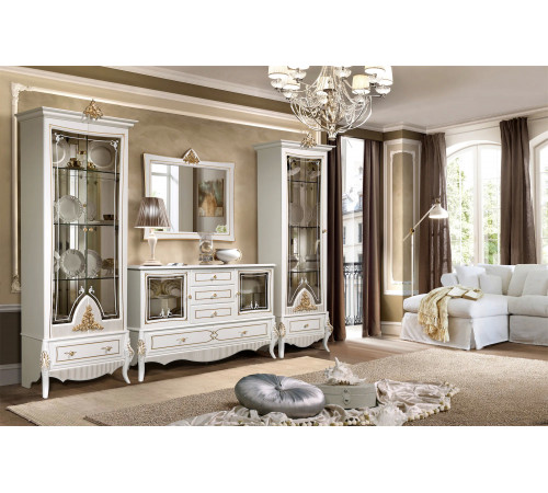 Гостиная Стелла (белый золото) Гостиная Стелла (белый золото)