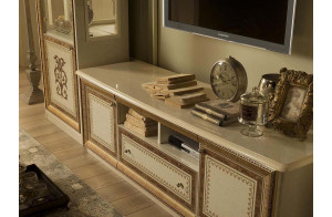 Тумба для ТВ Анита (бежевый глянец) Тумба для ТВ Анита (бежевый глянец)