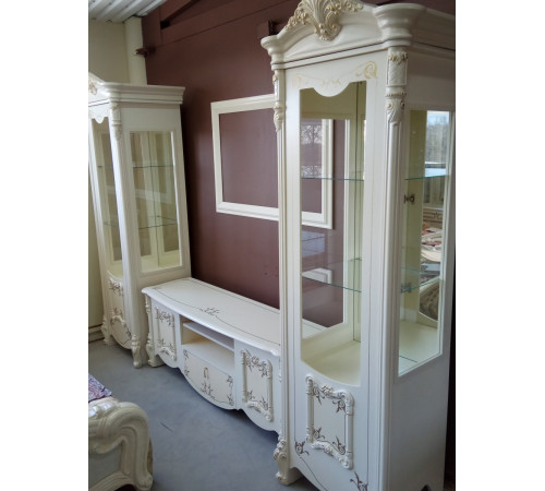 Шкаф-витрина однодверная Рафаэлла (беж) Шкаф-витрина однодверная Рафаэлла (беж)