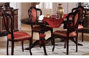 Обеденный стол раздвижной Роза (могано)