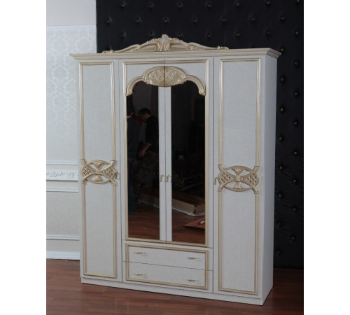 Спальня Ольга (беж) композиция 2 Спальня Ольга (беж) композиция 2