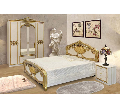 Спальня Ольга (беж) композиция 2 Спальня Ольга (беж) композиция 2