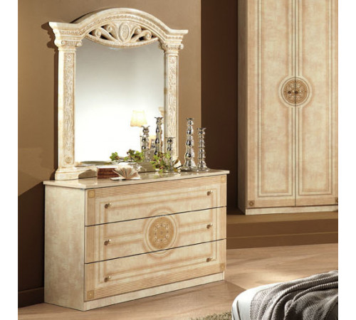 Комод с зеркалом Рома (беж) Комод с зеркалом Рома (беж)