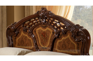 Двуспальная кровать Роза (орех)  Двуспальная кровать Роза (орех)