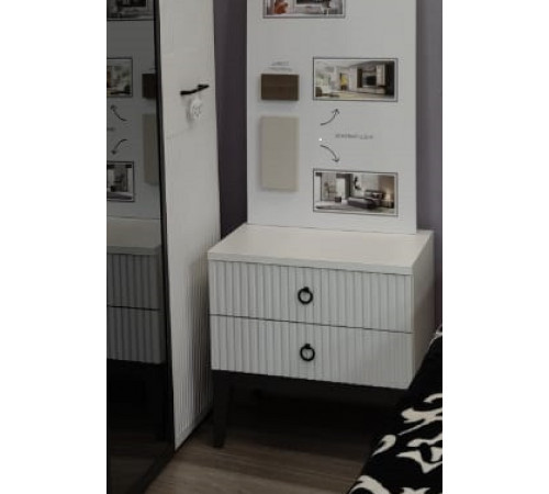 Распродажа с экспозиции Тумба прикроватная Хилтон ХТ-302.03 Распродажа с экспозиции Тумба прикроватная Хилтон ХТ-302.03