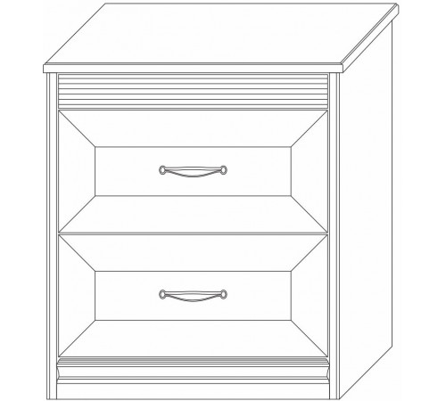 Тумба прикроватная Неаполь Ясень анкор светлый (патина "серебро") Тумба прикроватная Неаполь Ясень анкор светлый (патина "серебро")