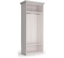 Шкаф 2-х дверный зеркальный Неаполь Ясень анкор светлый (патина "серебро") Шкаф 2-х дверный зеркальный Неаполь Ясень анкор светлый (патина "серебро")