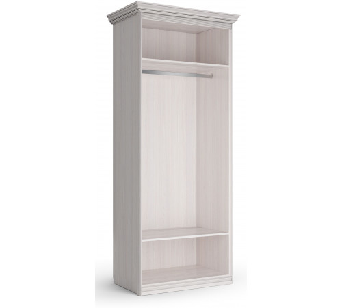 Шкаф 2-х дверный Неаполь Ясень анкор светлый (патина "серебро") Шкаф 2-х дверный Неаполь Ясень анкор светлый (патина "серебро")