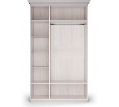 Шкаф 3-х дверный Неаполь Ясень анкор светлый (патина "серебро") Шкаф 3-х дверный Неаполь Ясень анкор светлый (патина "серебро")