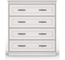 Комод Неаполь Ясень анкор светлый (патина "серебро") Комод Неаполь Ясень анкор светлый (патина "серебро")