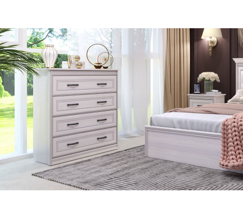 Спальня Неаполь Ясень анкор светлый (патина "серебро") экокожа «polo» белая. Спальня Неаполь Ясень анкор светлый (патина "серебро") экокожа «polo» белая.