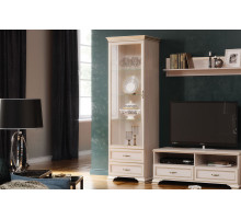 Шкаф-витрина Сиена (Бодега Белый) Шкаф-витрина Сиена (Бодега Белый)