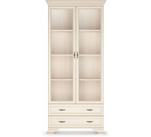 Витрина Сиена 2-х дверная (Бодега Белый) Витрина Сиена 2-х дверная (Бодега Белый)