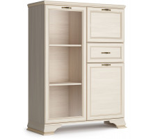 Шкаф низкий "тумба-витрина" Сиена (Бодега Белый) Шкаф низкий "тумба-витрина" Сиена (Бодега Белый)