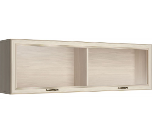 Полка навесная 2 1300 Сиена (Бодега Белый) Полка навесная 2 1300 Сиена (Бодега Белый)