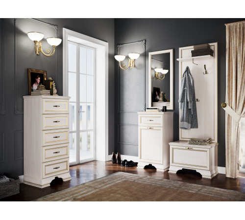 Зеркало для тумбы высокой Сиена (Бодега белый) Зеркало для тумбы высокой Сиена (Бодега белый)