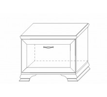 Тумба для обуви 600 Сиена (Бодега белый) Тумба для обуви 600 Сиена (Бодега белый)