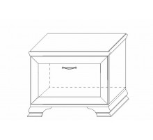 Тумба для обуви 600 Сиена (Бодега белый) Тумба для обуви 600 Сиена (Бодега белый)