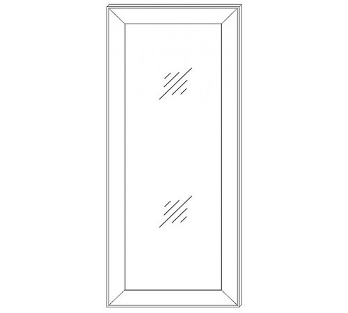 Зеркало для тумбы высокой Сиена (Бодега белый) Зеркало для тумбы высокой Сиена (Бодега белый)