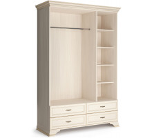 Шкаф Сиена 3-х дверных (Бодега Белый) Шкаф Сиена 3-х дверных (Бодега Белый)