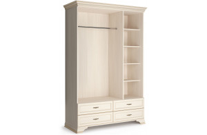 Шкаф Сиена 3-х дверных (Бодега Белый) Шкаф Сиена 3-х дверных (Бодега Белый)