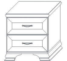 Тумба прикроватная Сиена (Бодега белый) Тумба прикроватная Сиена (Бодега белый)