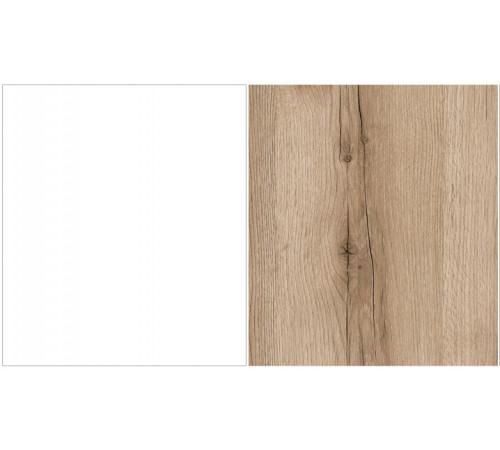 Шкаф низкий с нишами Вега Скандинавия (глянец, белый + дуб каньон) Шкаф низкий с нишами Вега Скандинавия (глянец, белый + дуб каньон)