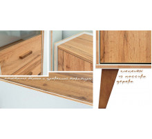 Шкаф для одежды трехстворчатый Сканди МН-036-33 Шкаф для одежды трехстворчатый Сканди МН-036-33