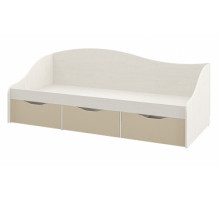 Детская односпальная кровать с ящиками внизу Комби МН-211-02 капучино Детская односпальная кровать с ящиками внизу Комби МН-211-02 капучино
