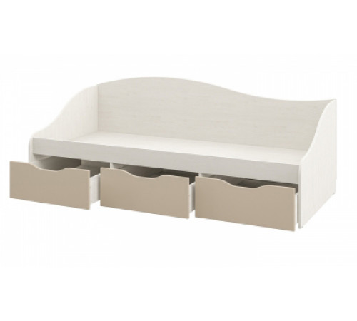 Детская односпальная кровать с ящиками внизу Комби МН-211-02 капучино Детская односпальная кровать с ящиками внизу Комби МН-211-02 капучино