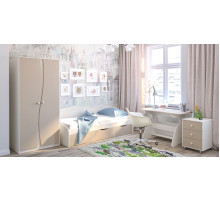 Детская односпальная кровать с ящиками внизу Комби МН-211-02 капучино Детская односпальная кровать с ящиками внизу Комби МН-211-02 капучино