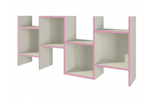 Модульная детская стенка для книг и игрушек с полками и ящиками Розалия Модульная детская стенка для книг и игрушек с полками и ящиками Розалия
