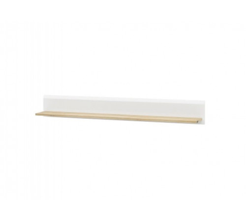 Настенная полка Леонардо МН-026-05 белая Настенная полка Леонардо МН-026-05 белая